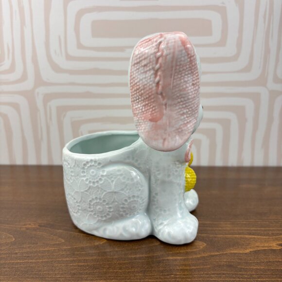Vintage Relpo Dog Planter Ceramic Puppy Vase Kitsch Nursery Decor for Dog Lovers - Picture 5 of 16